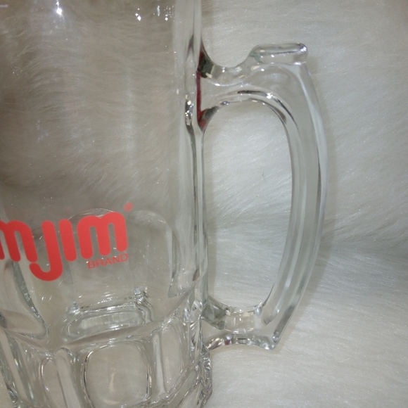 LARGR Heavy Slim Jim Advertising Glass beer Mug Bar display container - Picture 4 of 6
